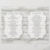 Nautical Whitewusal Wood Beach Wedding Collection (Rückseite)