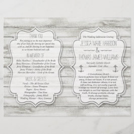 Nautical Whitewusal Wood Beach Wedding Collection