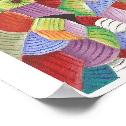 Nauticus Fibonacci Poster (Ecke)