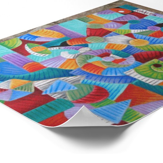 Nauticus Fibonacci Poster (Ecke)