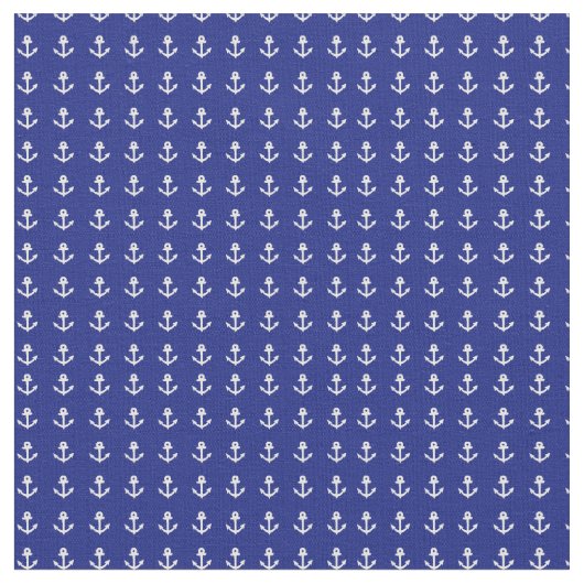 Nautik Blau und Weiß Stoff (Nahaufnahme)