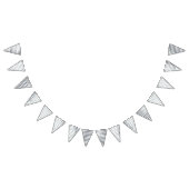 Nautikgrau Wimpelkette (Alle)