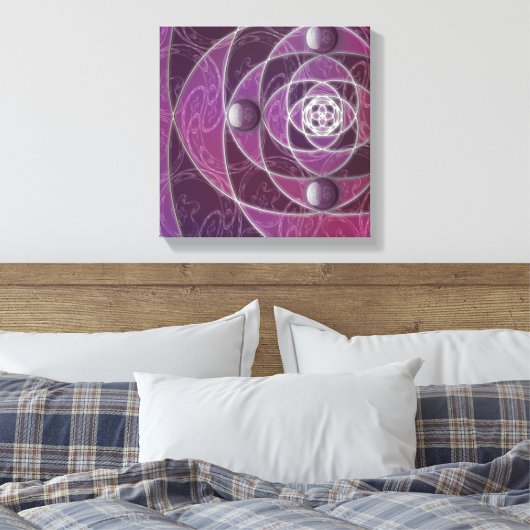 Nautilina Canvas Print Leinwanddruck (Insitu (Schlafzimmer))