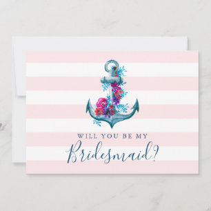 Nautilrosa wird meine Bridesmaid-Karte sein