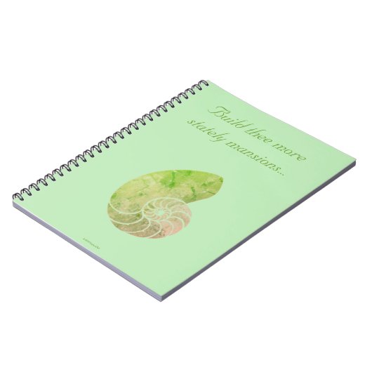 Nautilus 80 Seite Spiral Notebook Notizblock (Linke Seite)