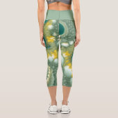 Nautilus Abstrakt Capri Leggings (Rückseite)
