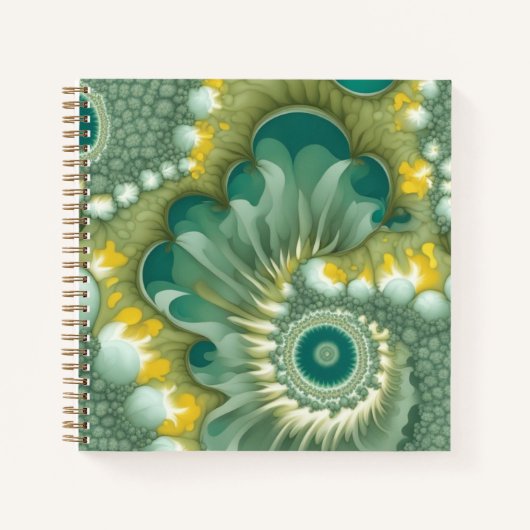 Nautilus Abstrakt Notizblock (Vorderseite)