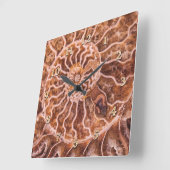 NAUTILUS ALTE SPIRALE QUADRATISCHE WANDUHR (Winkel)