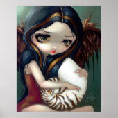 Nautilus Angel ART PRINT gotische Muschelseashell- Poster (Vorne)