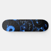 Nautilus-blaue Muschel Skateboard (Horizontal)