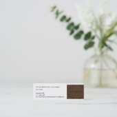 Nautilus-Flirt-Karte Mini Visitenkarte (Stehend Vorderseite)