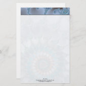 Nautilus - Fraktal Art Briefpapier (Vorne/Hinten)