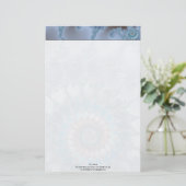 Nautilus - Fraktal Art Briefpapier (Stehend Vorderseite)