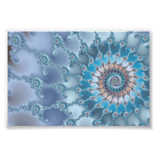 Nautilus - Fraktal Art Fotodruck (Vorne)