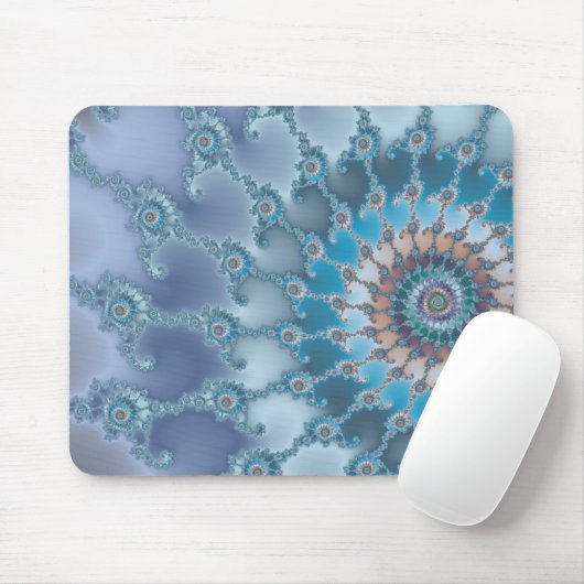Nautilus - Fraktal Art Mousepad (Mit Mouse)