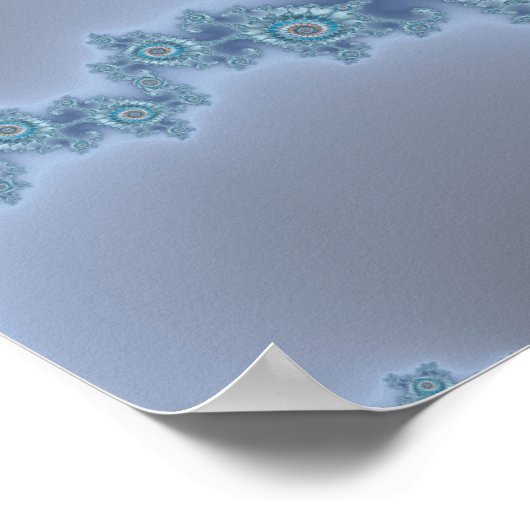 Nautilus - Fraktal Art Poster (Ecke)