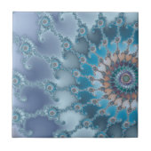 Nautilus - Fraktal-Kunst Fliese (Vorderseite)