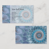 Nautilus - Fraktal-Kunst Visitenkarte (Vorne/Hinten)