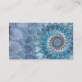 Nautilus - Fraktal-Kunst Visitenkarte (Rückseite)