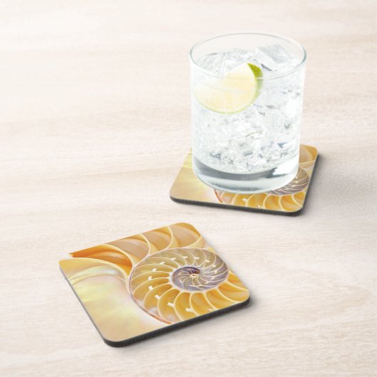 Nautilus harter Kunststoff-Untersetzer Getränkeuntersetzer (Rechte Seite)