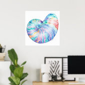 Nautilus Infinity Fine Art Print and Poster (Heimbüro)