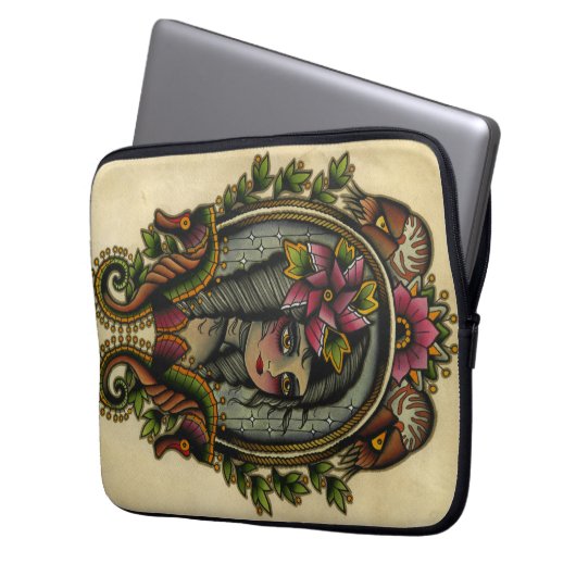 Nautilus Laptopschutzhülle (Vorderseite Links)