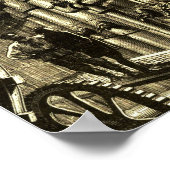 Nautilus-Motor aus 2000 Ligen unter Wasser Poster (Ecke)