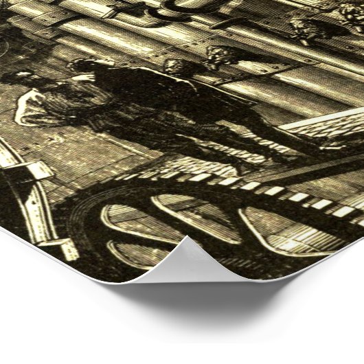 Nautilus-Motor aus 2000 Ligen unter Wasser Poster (Ecke)