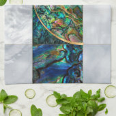 Nautilus Muschel - Abalone und Pearl Geschirrtuch (Gefaltet)