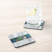 Nautilus Muschel - Abalone und Pearl Getränkeuntersetzer (Rechte Seite)