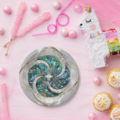 Nautilus Muschel - Abalone und Pearl Pappteller (Party)