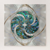 Nautilus Muschel - Abalone und Pearl Puzzle (Vertikal)