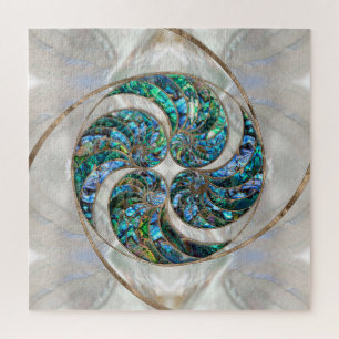 Nautilus Muschel - Abalone und Pearl Puzzle