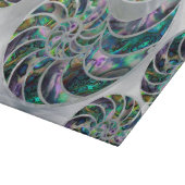 Nautilus Muschel Abalone und Pearl Schneidebrett (Ecke)