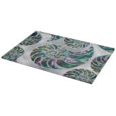 Nautilus Muschel Abalone und Pearl Schneidebrett (Ecke)