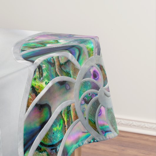 Nautilus Muschel Abalone und Pearl Tischdecke (Beispiel)