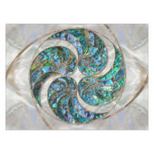 Nautilus Muschel - Abalone und Pearl Tischdecke (Vorderseite (Horizontal))
