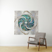 Nautilus Muschel - Abalone und Pearl Wandteppich (Beispiel)