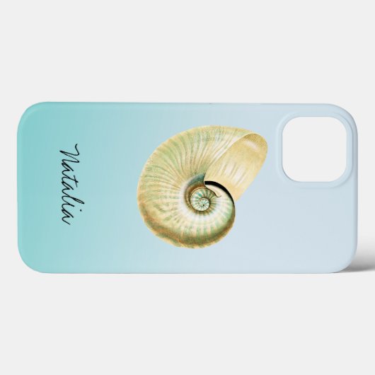 Nautilus-Muschel Case-Mate iPhone Hülle (Rückseite (Horizontal))