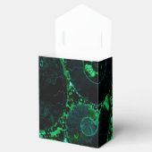 Nautilus-Muschel - grünes Design Geschenkschachtel (Geöffnet)