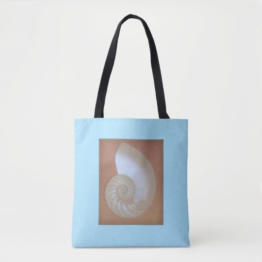 Nautilus Muschel II Tote Bag Tasche (Vorderseite)