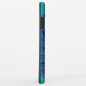 Nautilus-Muschel im Blau Case-Mate iPhone Hülle (Hinten/Rechts)