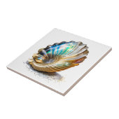 Nautilus Muschel iridescent Mutter Perlstrand Meer Fliese (Seite)