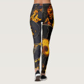 Nautilus-Muschel Leggings (Rückseite)
