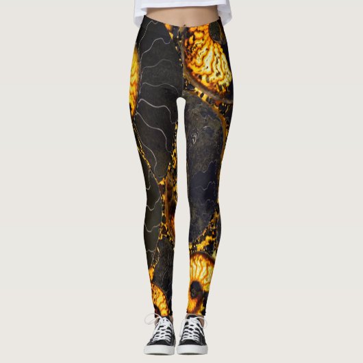 Nautilus-Muschel Leggings (Vorderseite)