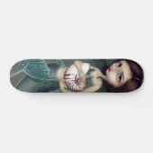 Nautilus-Muschel-MeerjungfrauSkateboard Skateboard (Horizontal)