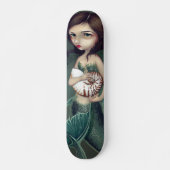 Nautilus-Muschel-MeerjungfrauSkateboard Skateboard (Vorne)