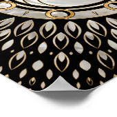 Nautilus-Muschel - Mondphasen Poster (Ecke)