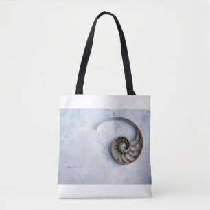 Nautilus Muschel Muschel Fibonacci wirbelsack Tasche