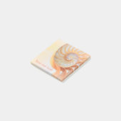 Nautilus-Muschel nach dem IT Post-it Klebezettel (angewinkelt)